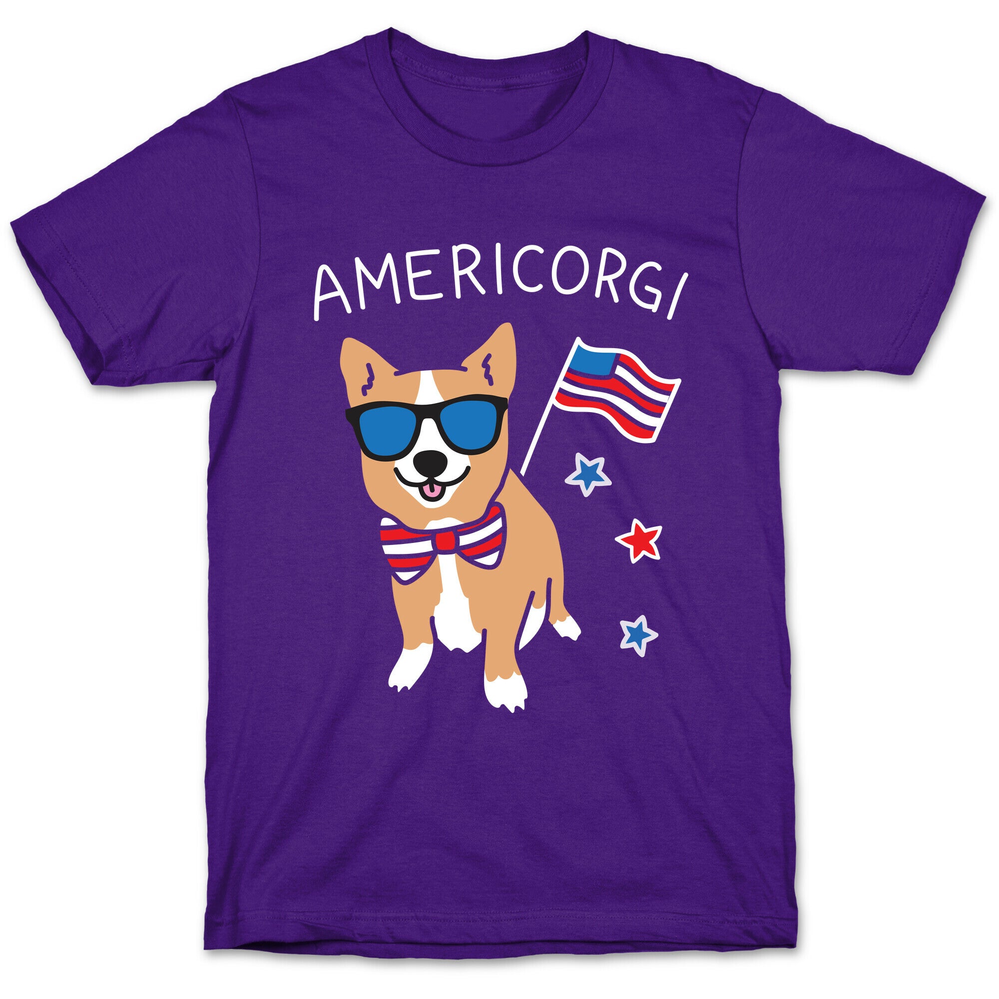 AmeriCorgi Patriotic Corgi T-Shirt