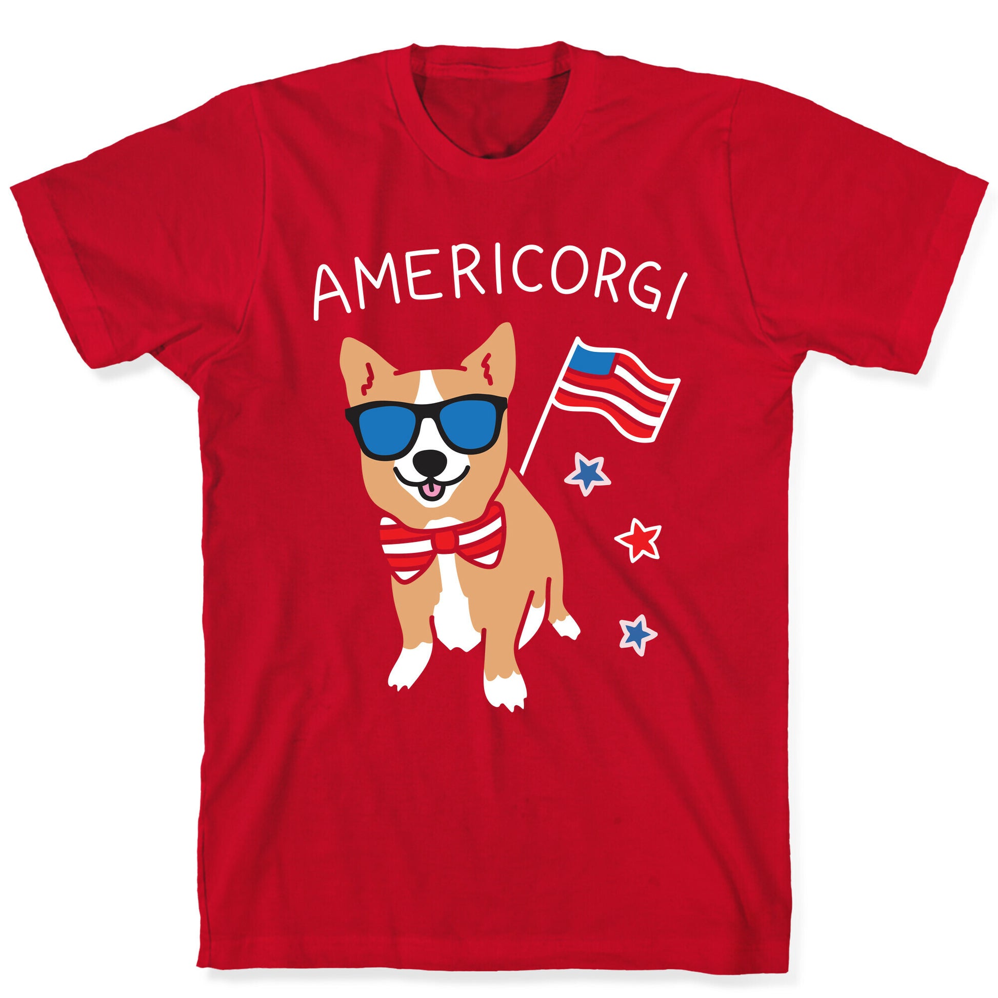 AmeriCorgi Patriotic Corgi T-Shirt