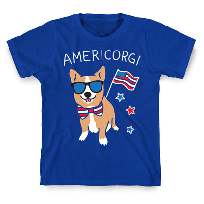 AmeriCorgi Patriotic Corgi T-Shirt