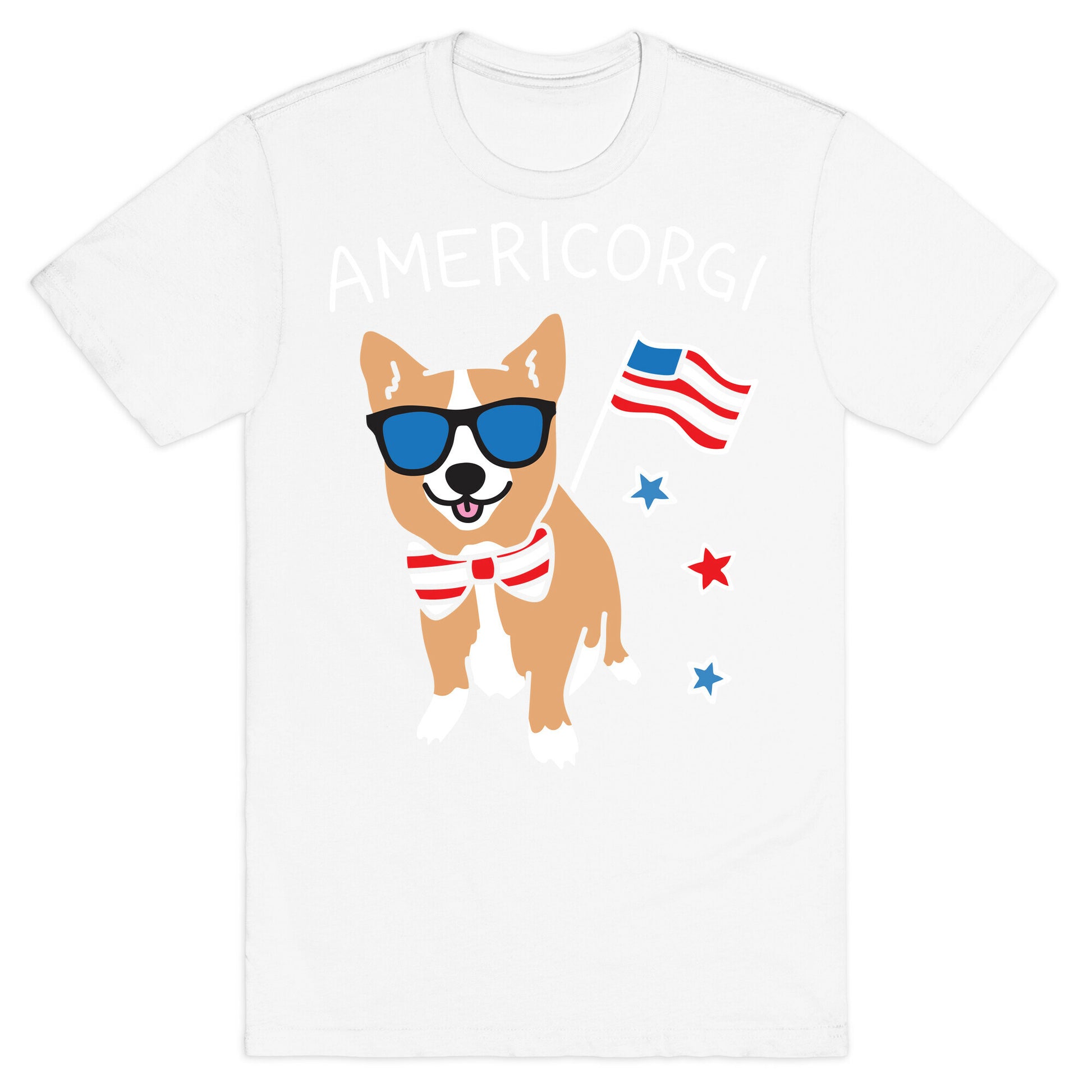 AmeriCorgi Patriotic Corgi T-Shirt