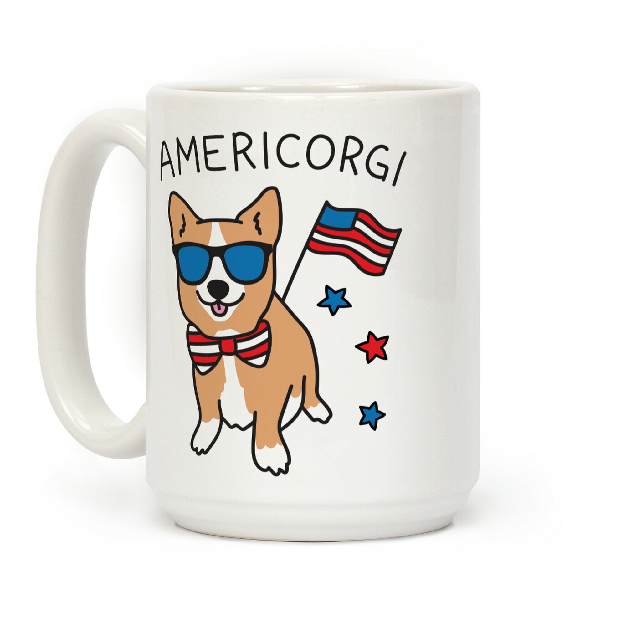 AmeriCorgi Patriotic Corgi Coffee Mug