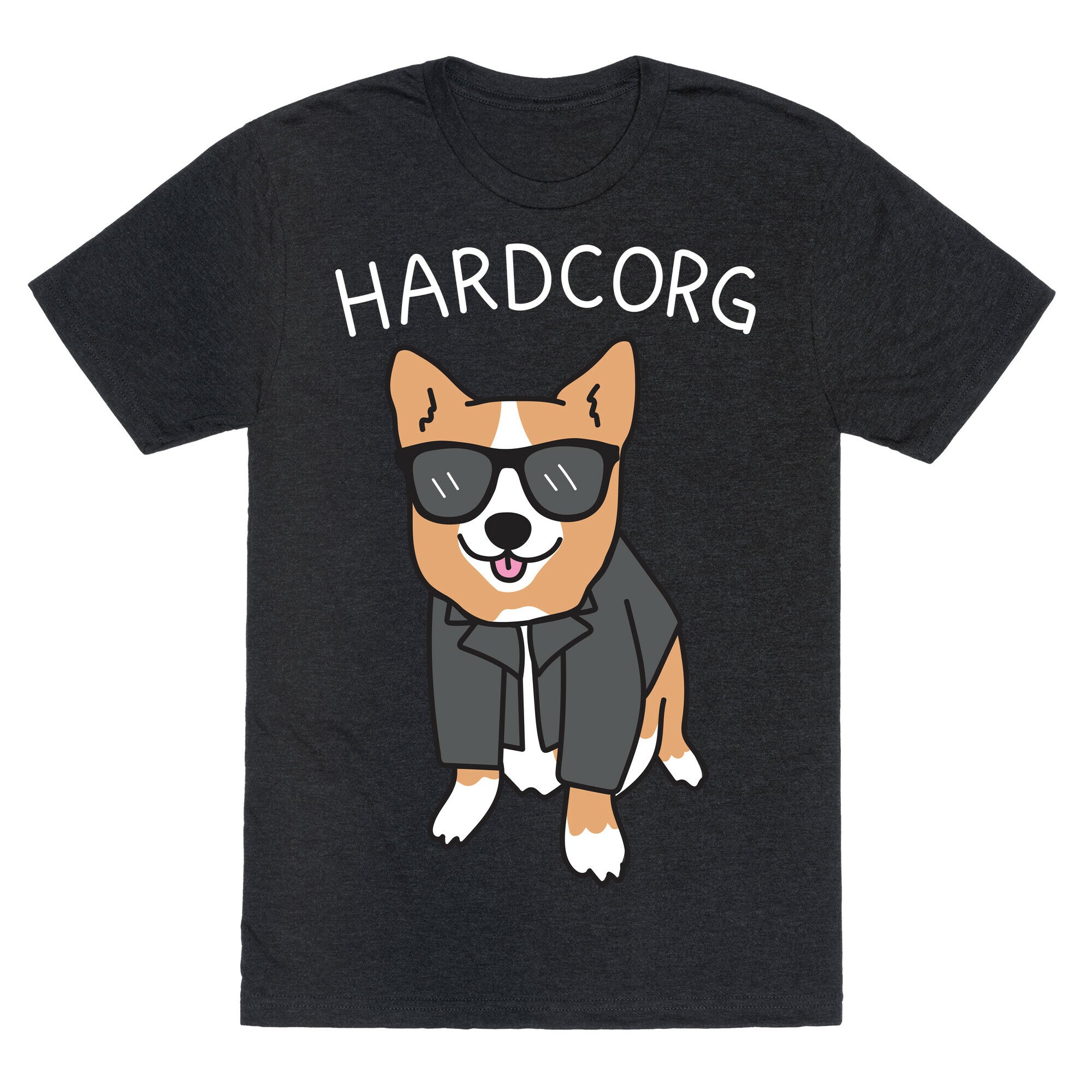 Hardcorg Hardcore Corgi Unisex Triblend Tee