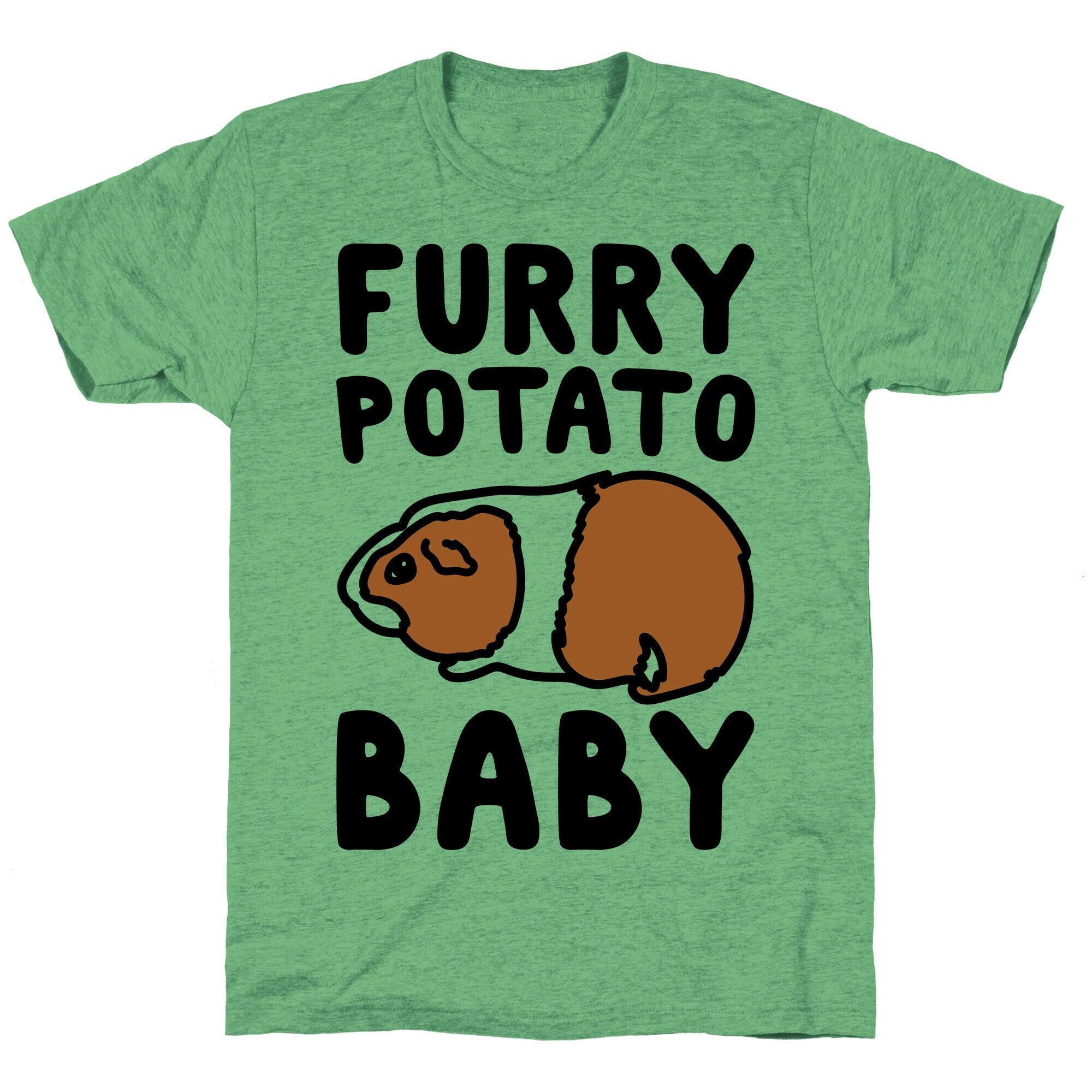 Furry Potato Baby Guinea Pig Parody Unisex Triblend Tee