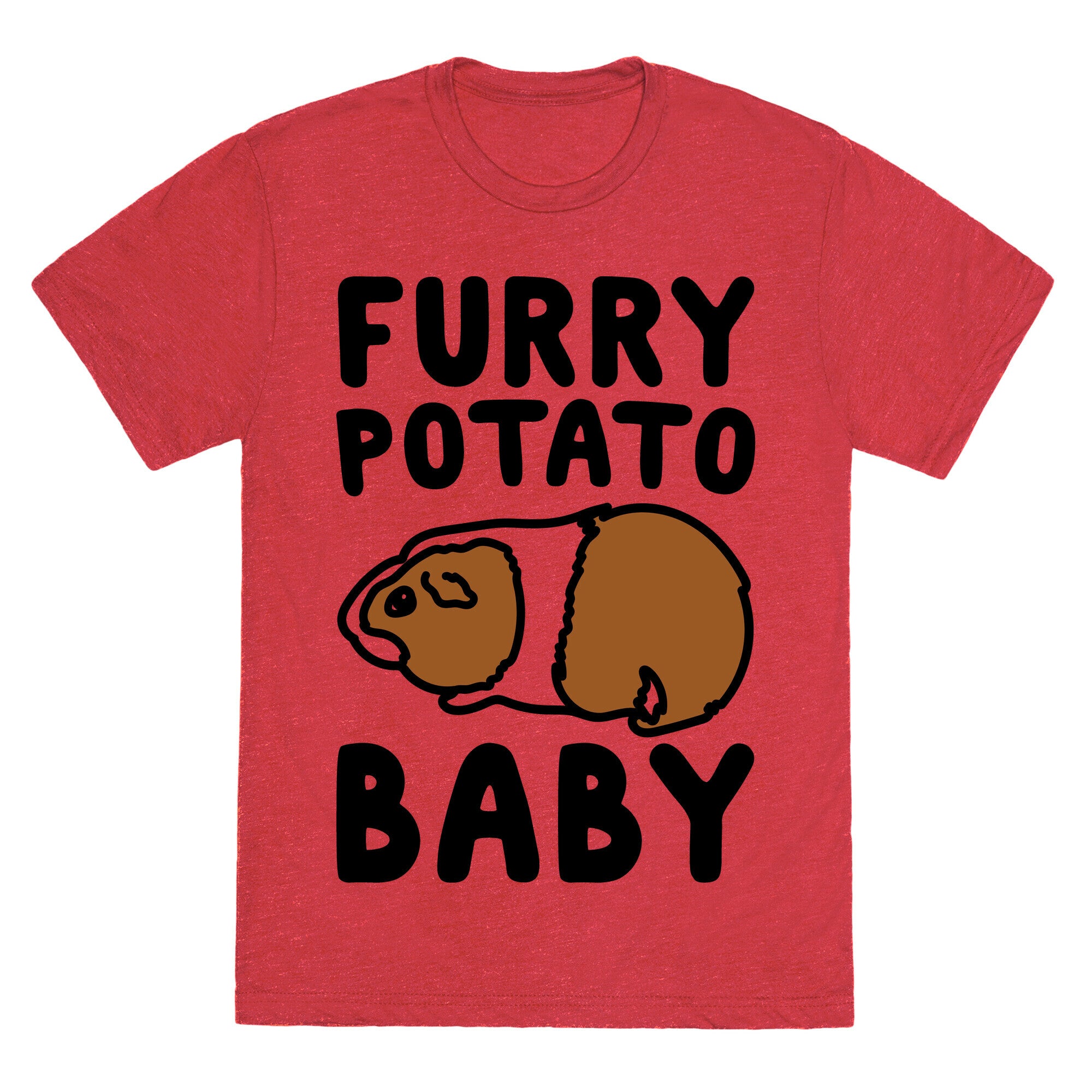 Furry Potato Baby Guinea Pig Parody Unisex Triblend Tee