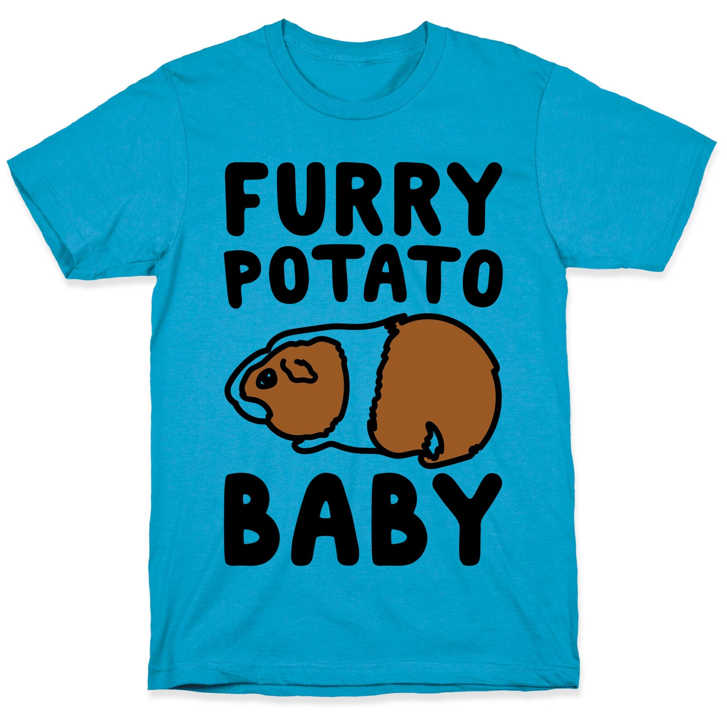 Furry Potato Baby Guinea Pig Parody Unisex Triblend Tee