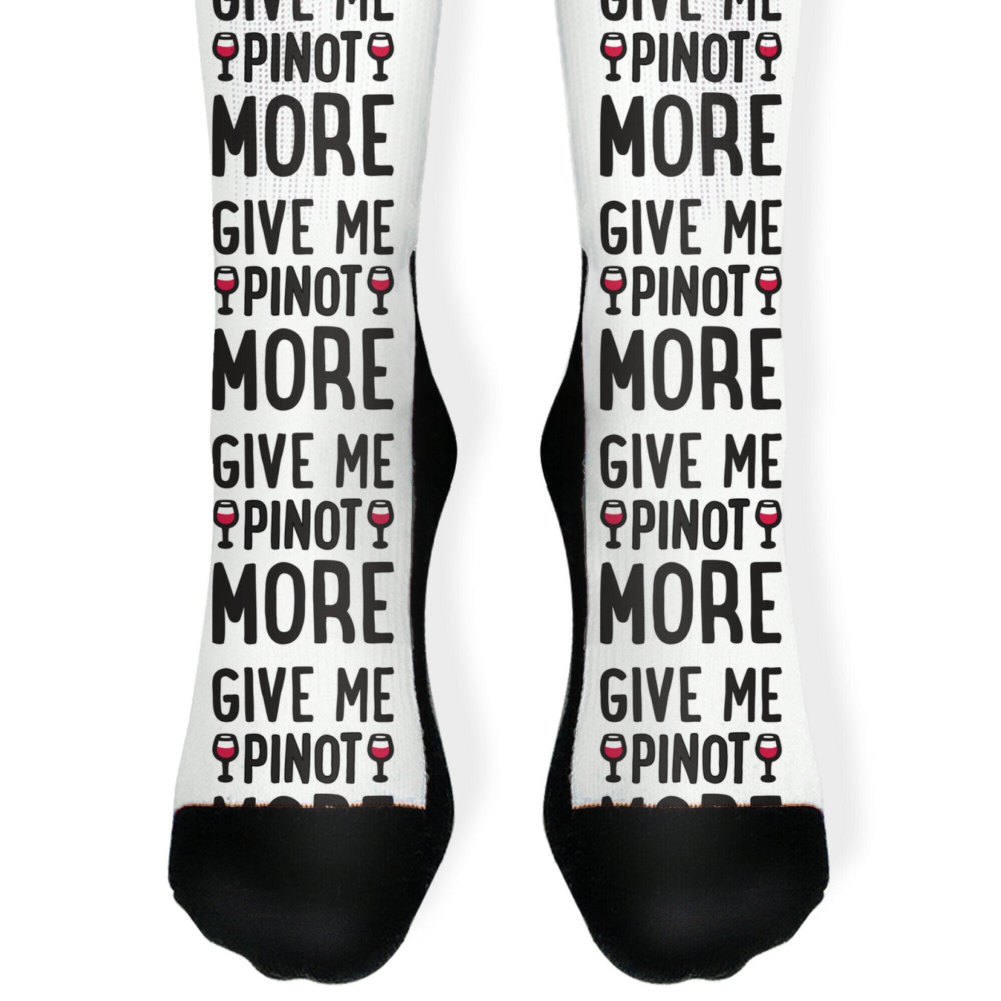 Give Me Pinot More Wine Socks