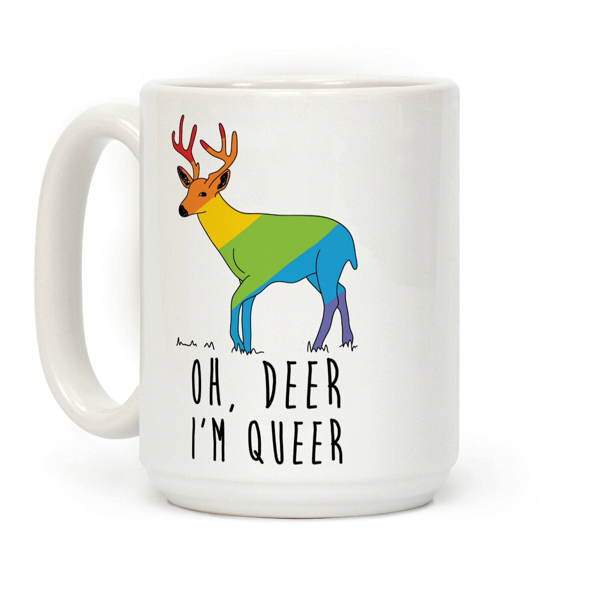 Oh Deer I'm Queer Coffee Mug