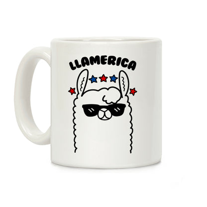 Llamerica American Llama Coffee Mug