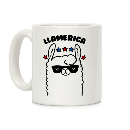 Llamerica American Llama Coffee Mug