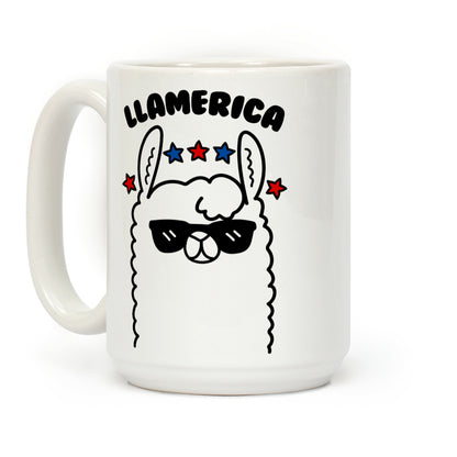 Llamerica American Llama Coffee Mug