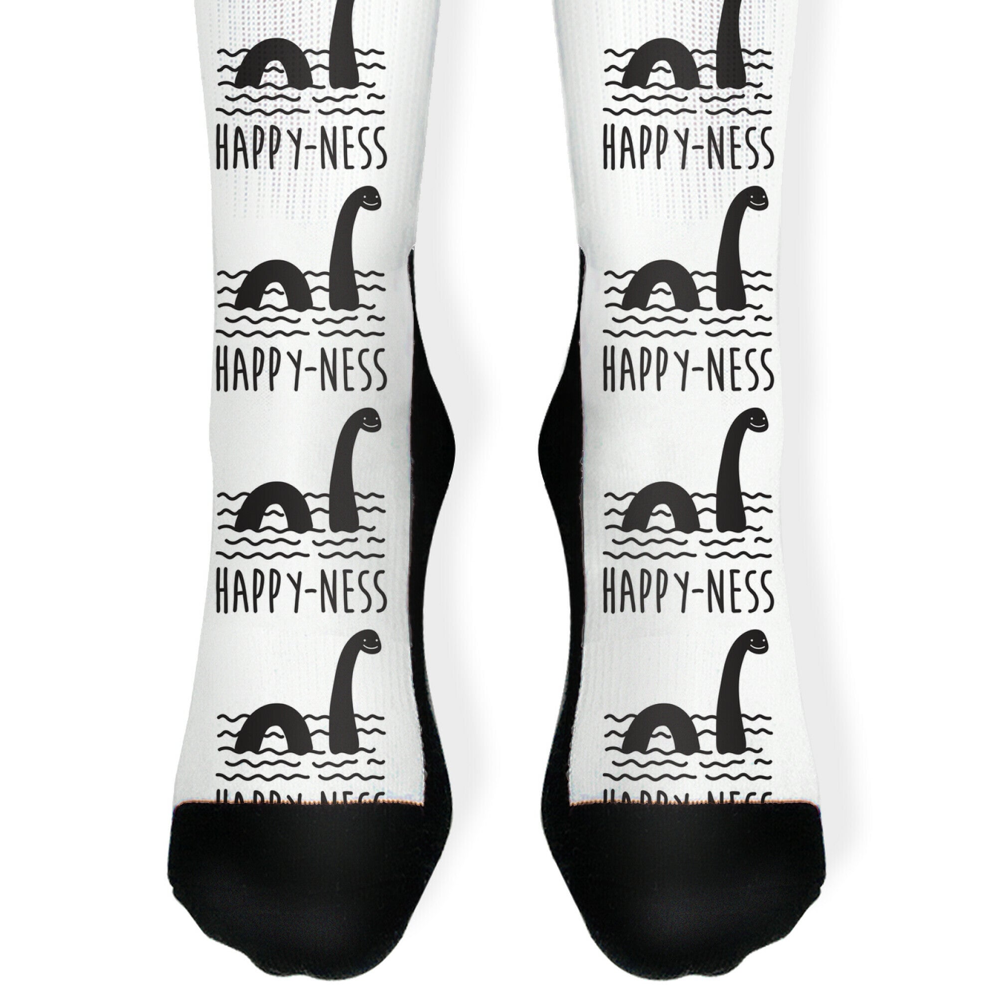 Happy-Ness Loch Ness Monster Socks