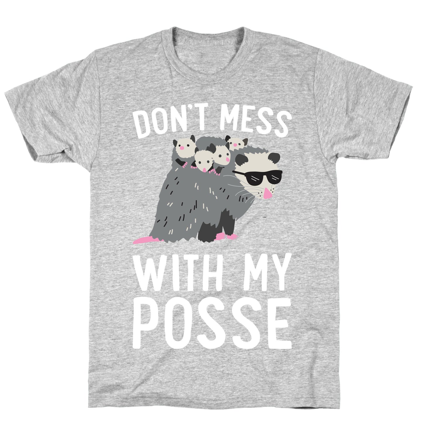 Don't Mess With My Posse Opossum T-Shirt