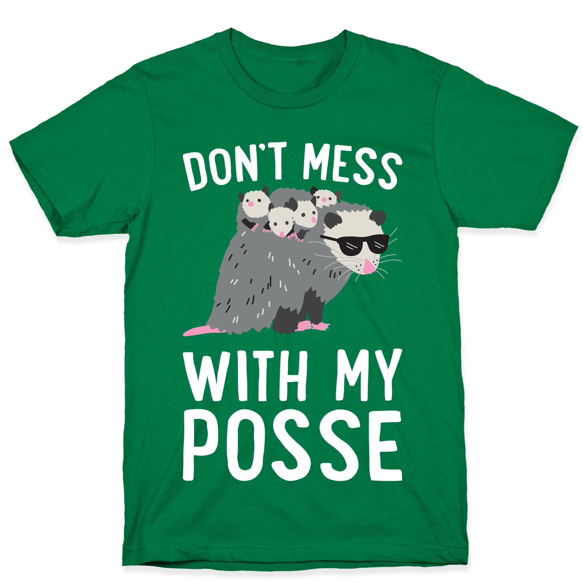 Don't Mess With My Posse Opossum T-Shirt
