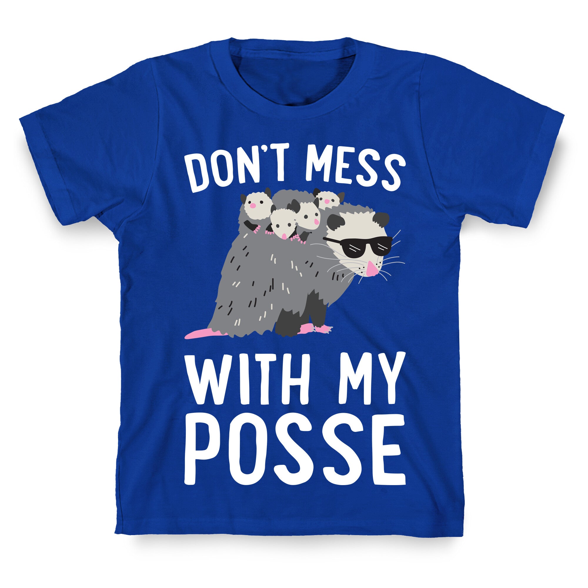 Don't Mess With My Posse Opossum T-Shirt
