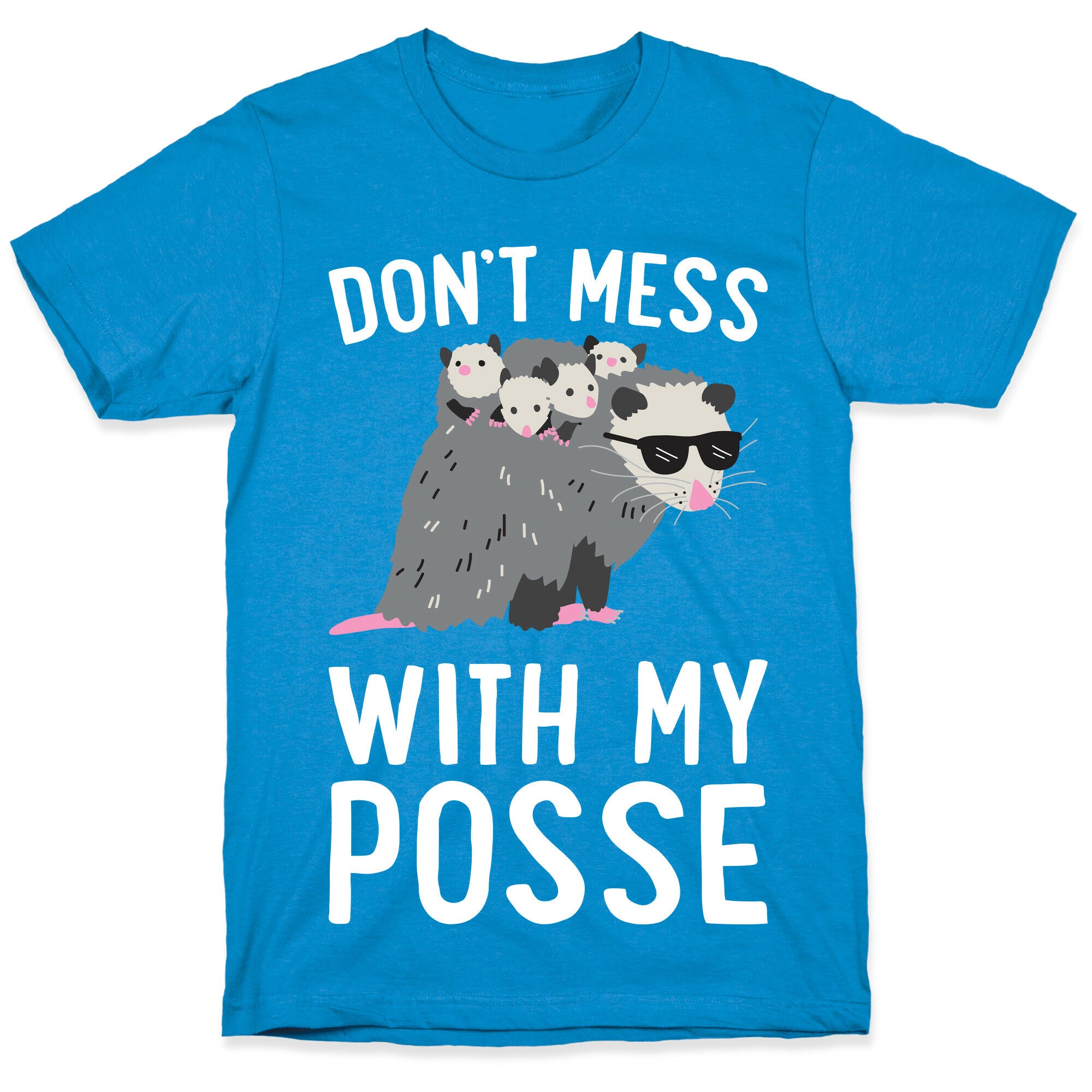 Don't Mess With My Posse Opossum T-Shirt
