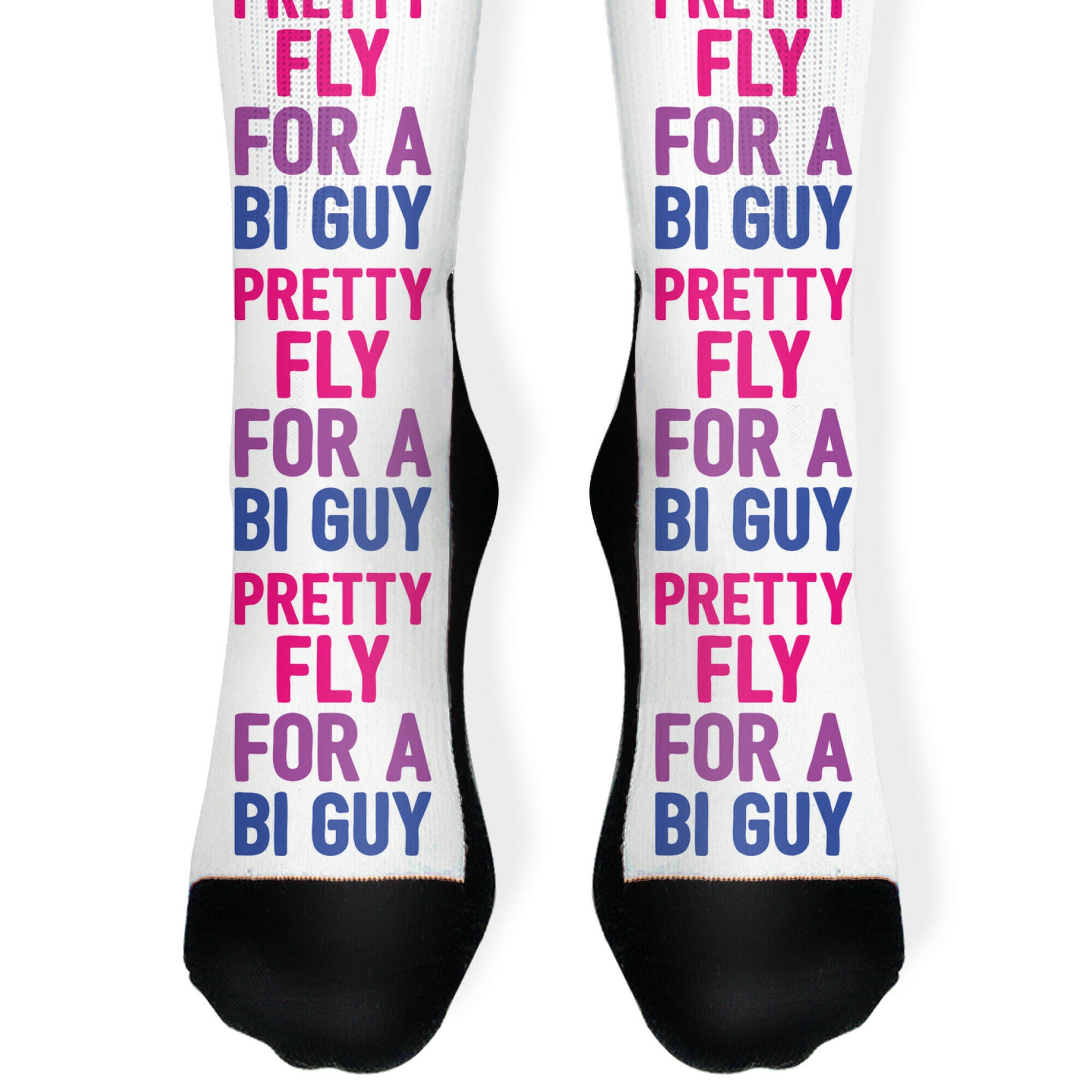 Pretty Fly For A Bi Guy Socks