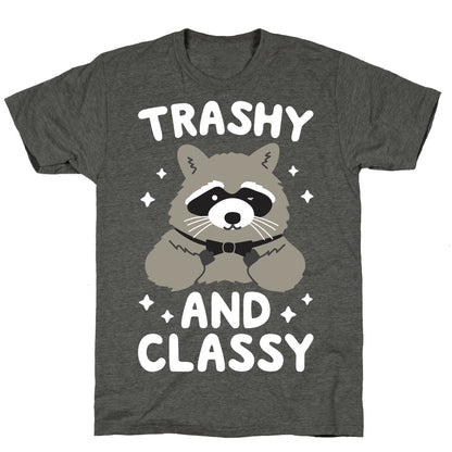 Trashy And Classy Raccoon Unisex Triblend Tee
