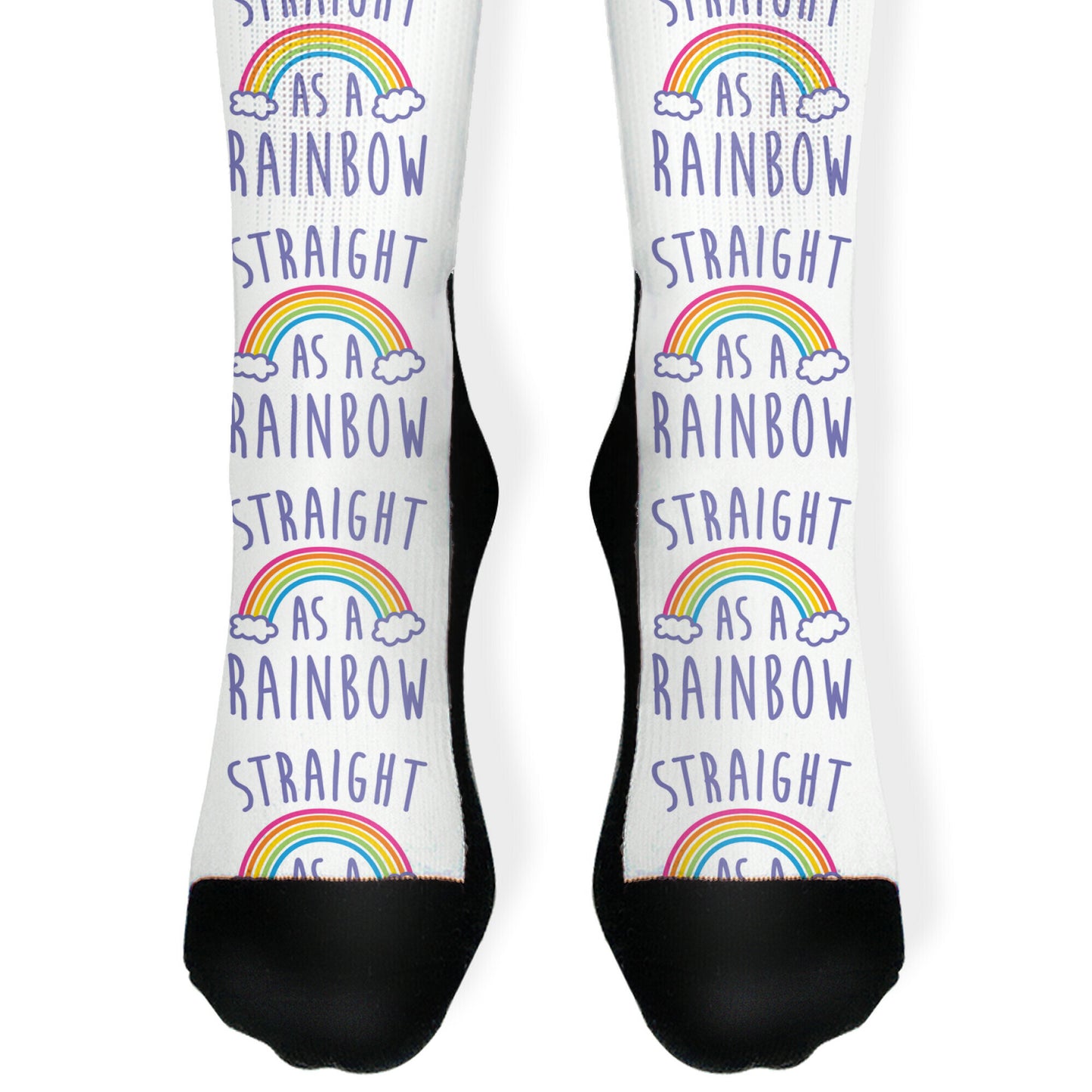 Straight As A Rainbow Socks