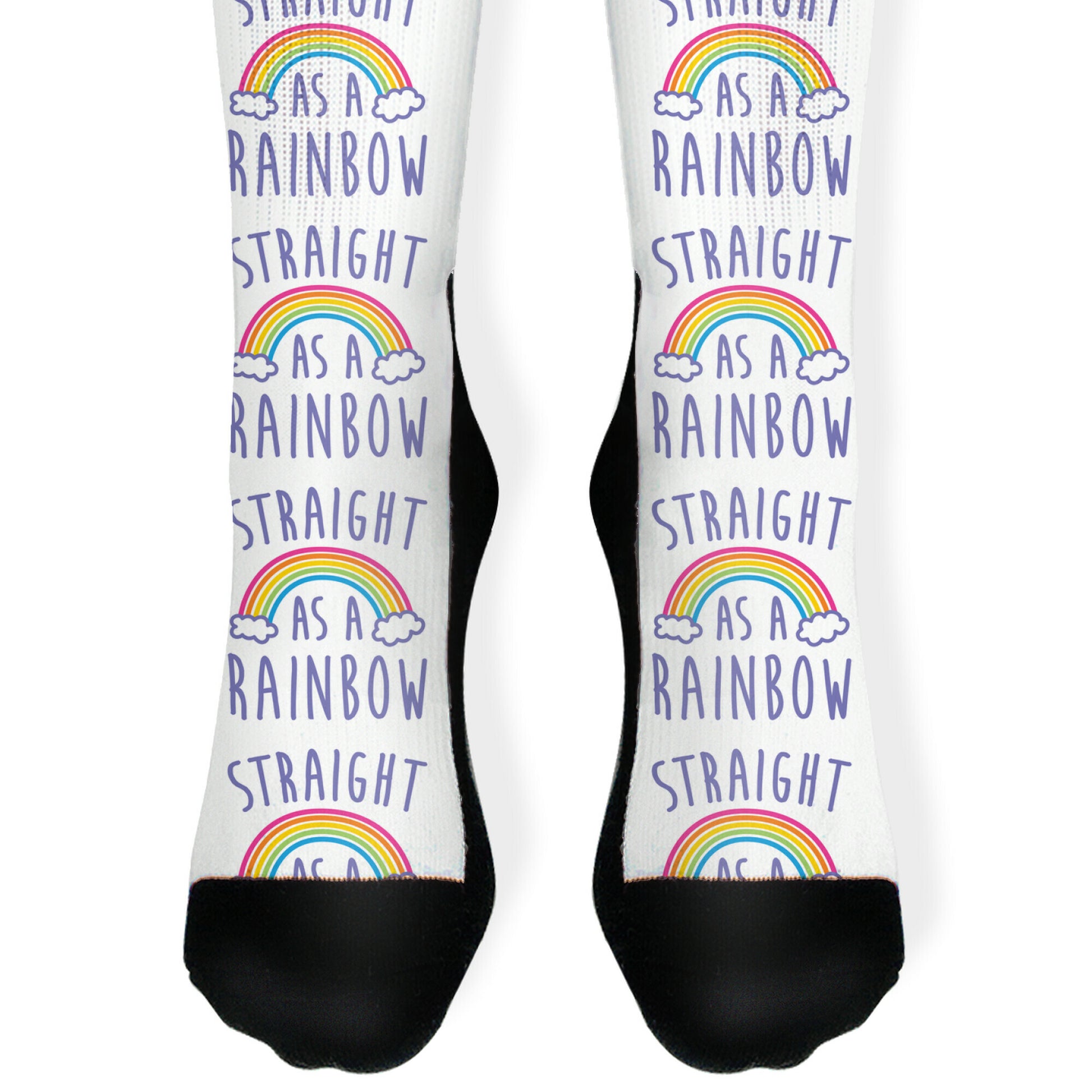 Straight As A Rainbow Socks