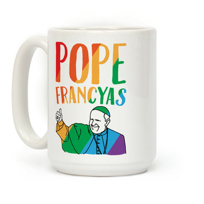 Pope Francyas Parody Coffee Mug