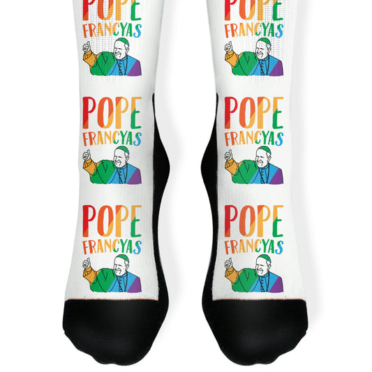 Pope Francyas Parody Socks