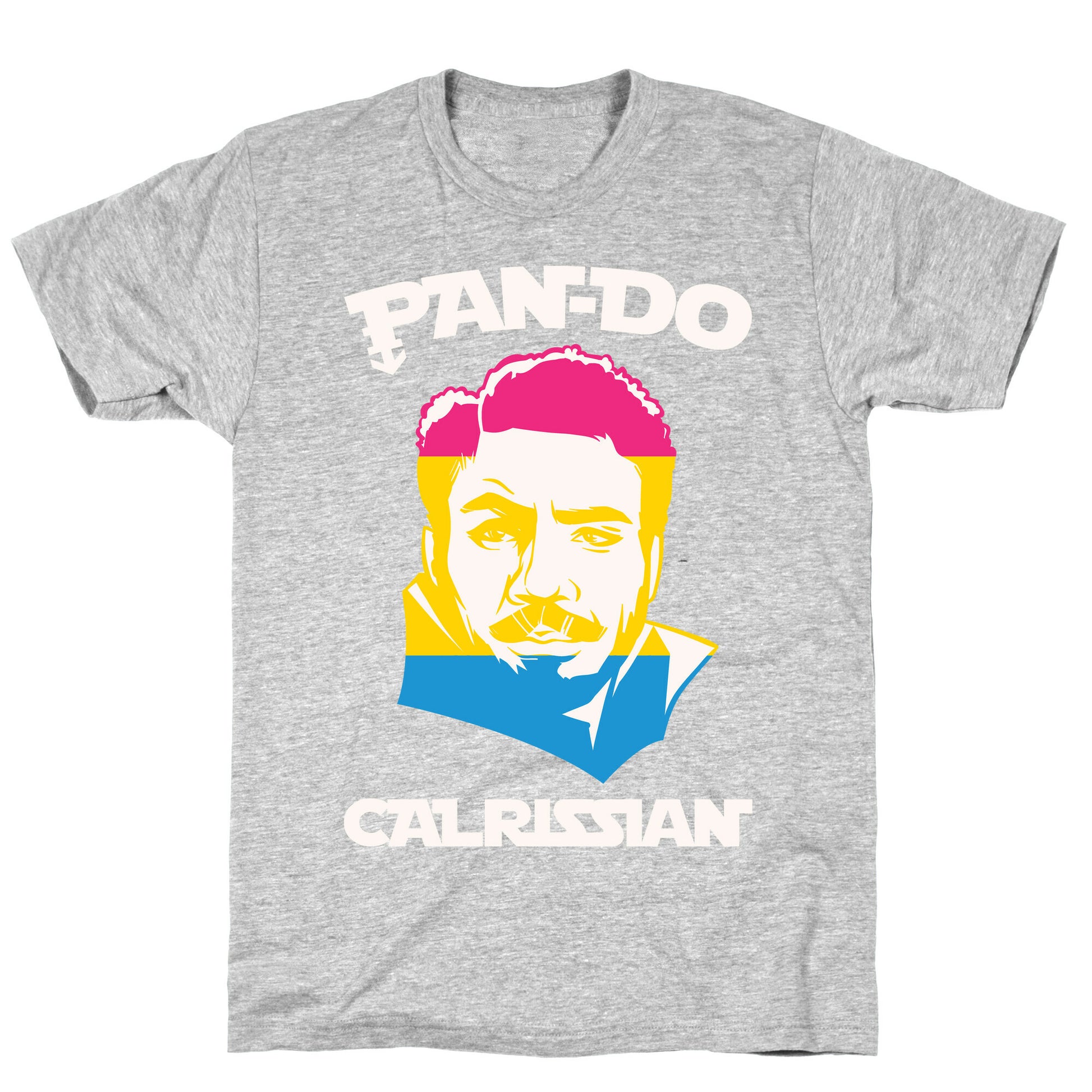 Pan-do Calrissian Parody White Print T-Shirt