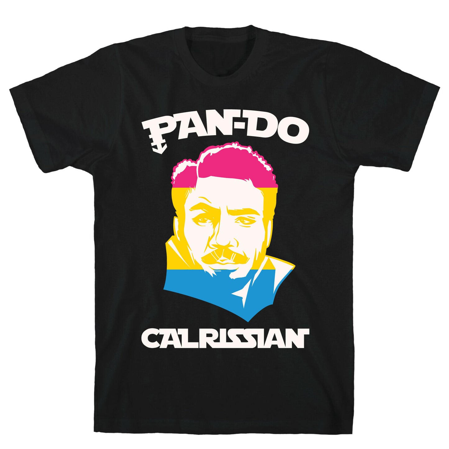 Pan-do Calrissian Parody White Print T-Shirt