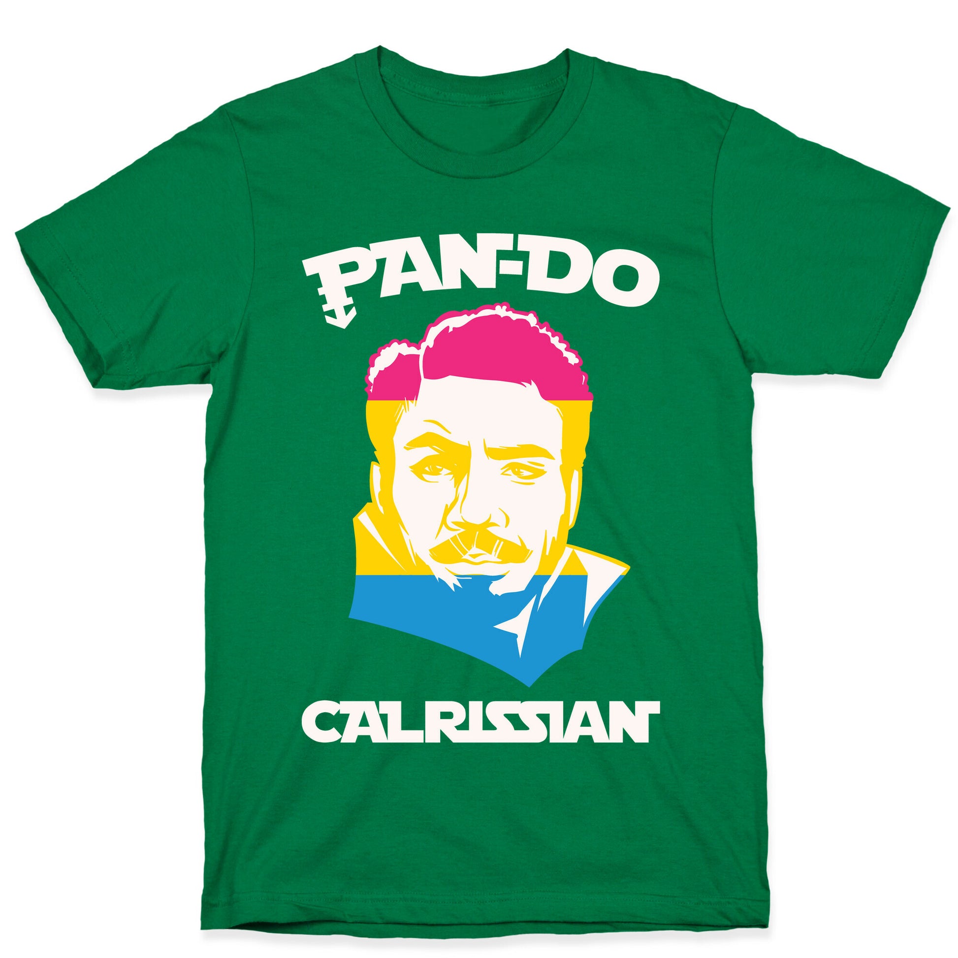 Pan-do Calrissian Parody White Print T-Shirt