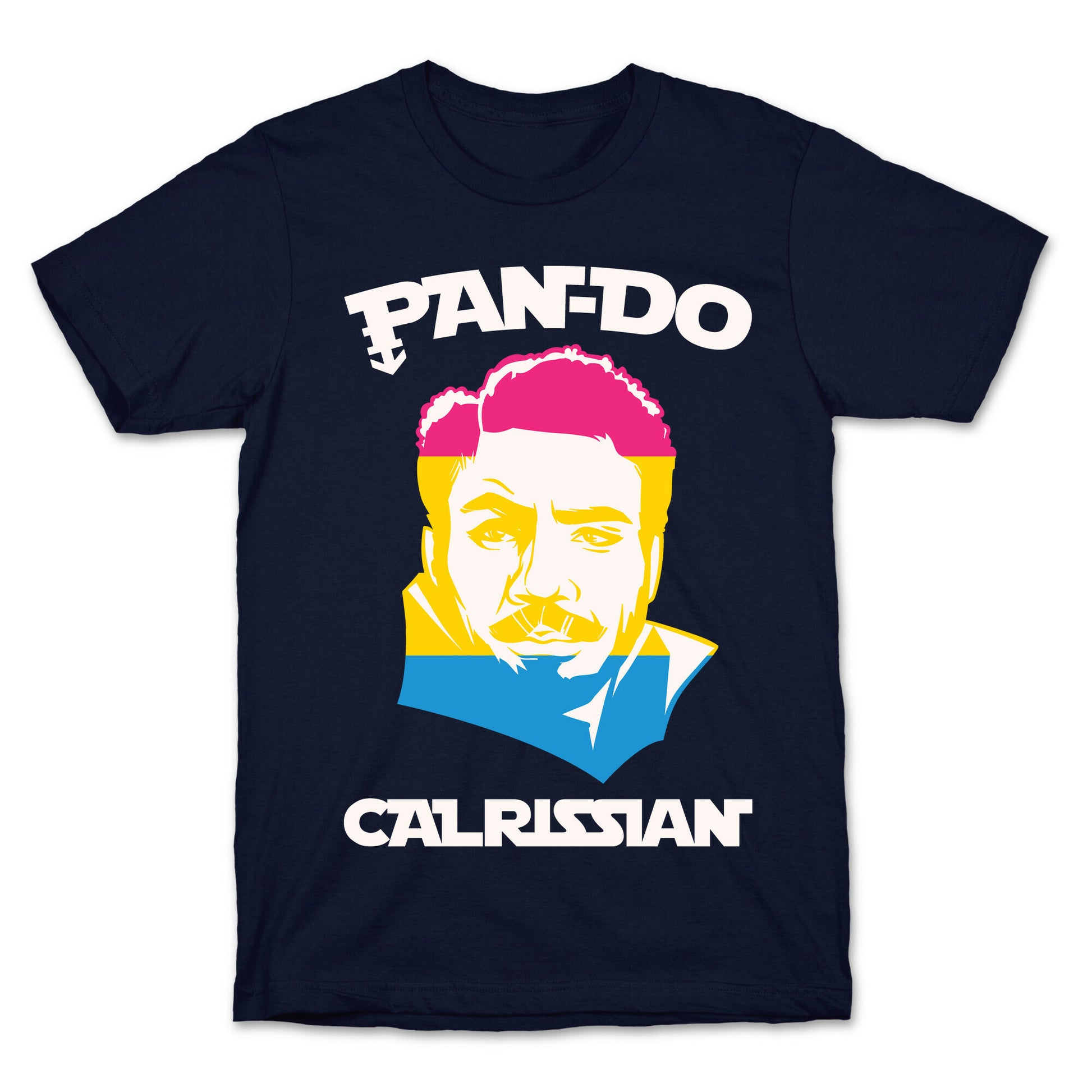 Pan-do Calrissian Parody White Print T-Shirt