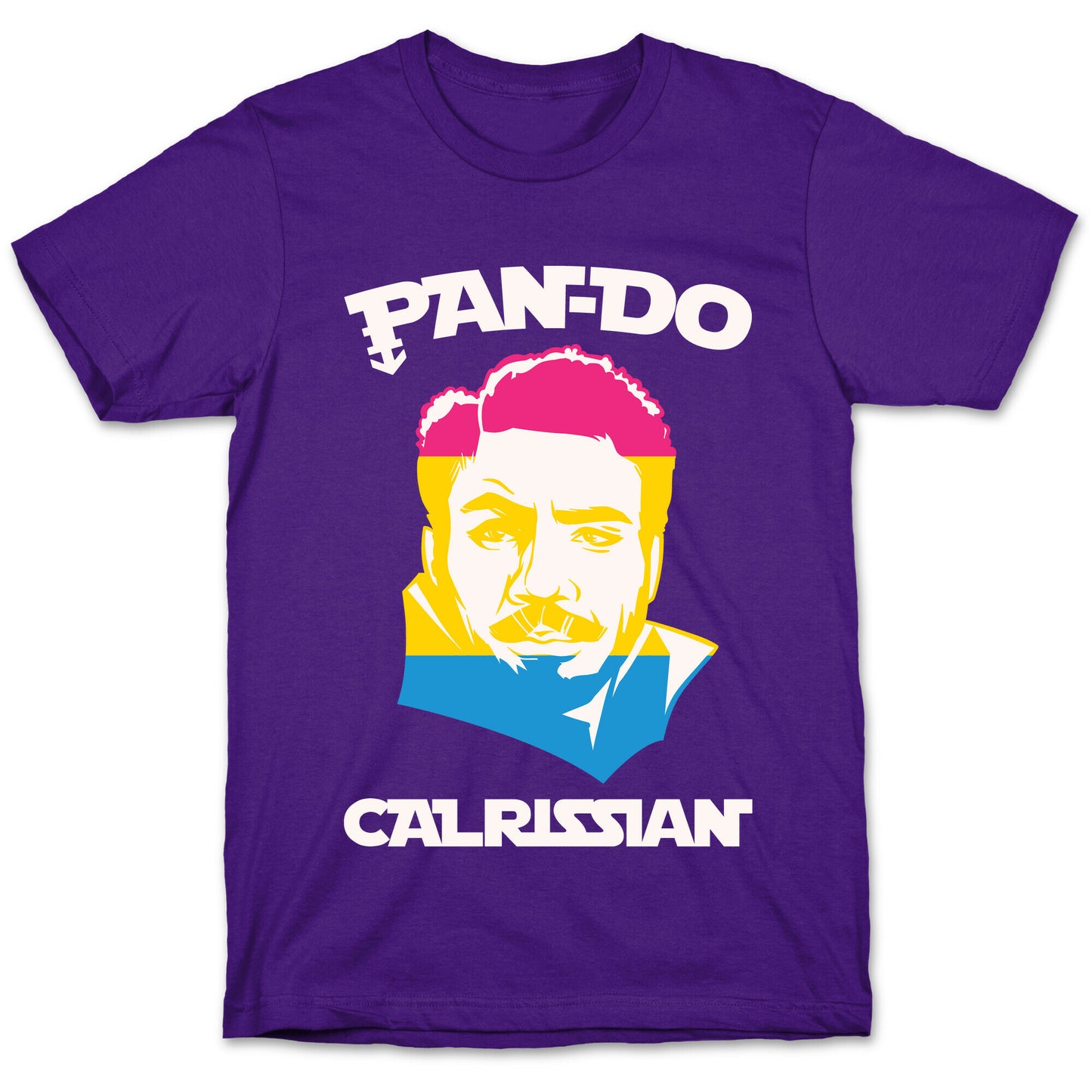 Pan-do Calrissian Parody White Print T-Shirt