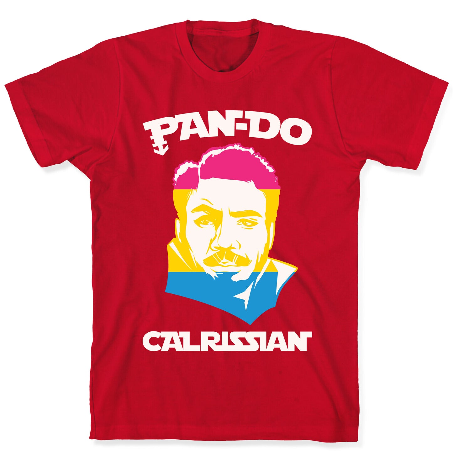 Pan-do Calrissian Parody White Print T-Shirt