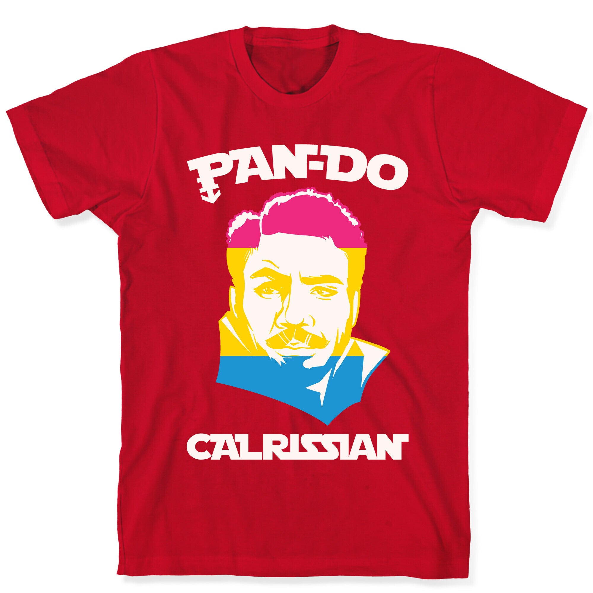 Pan-do Calrissian Parody White Print T-Shirt