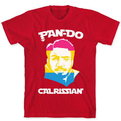 Pan-do Calrissian Parody White Print T-Shirt
