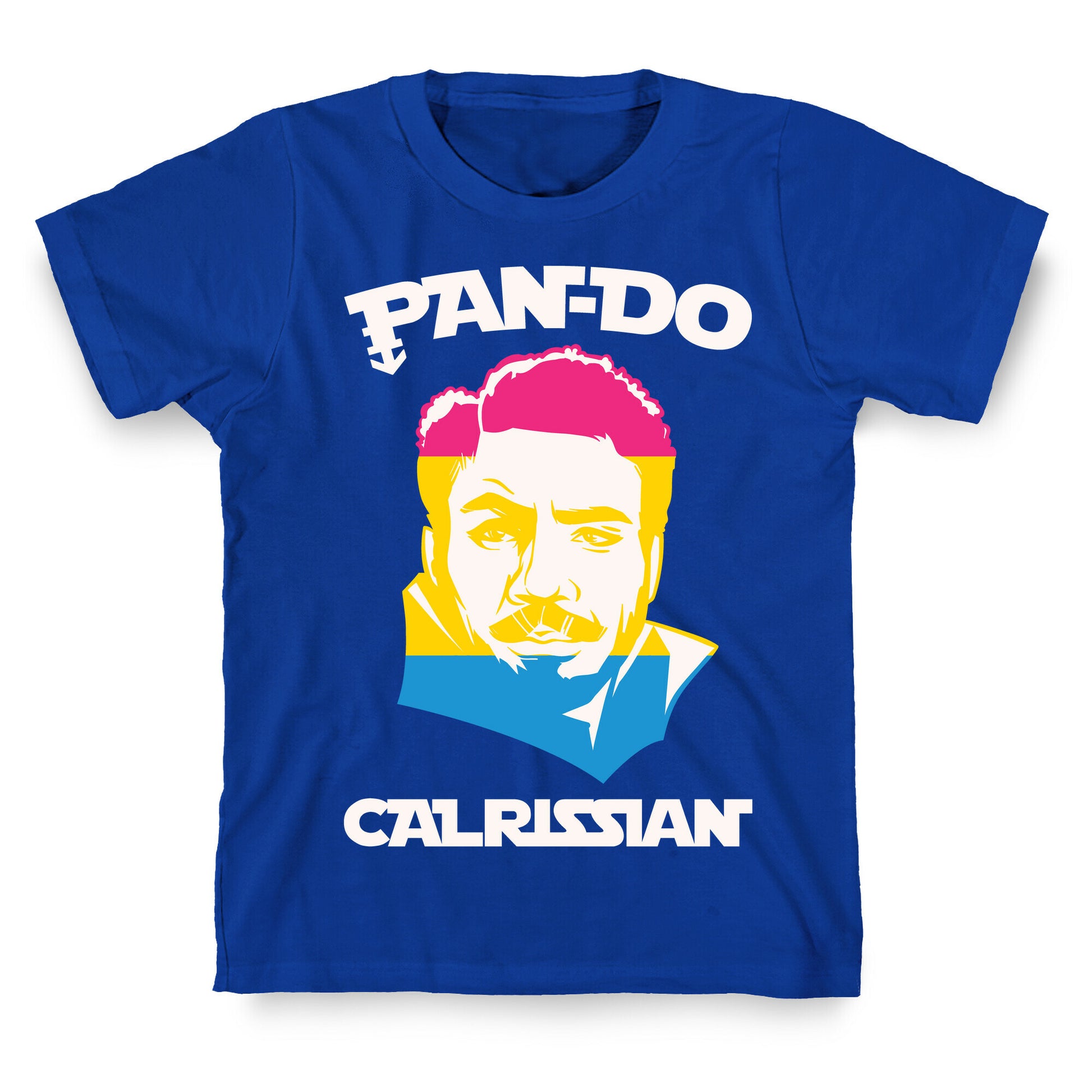 Pan-do Calrissian Parody White Print T-Shirt