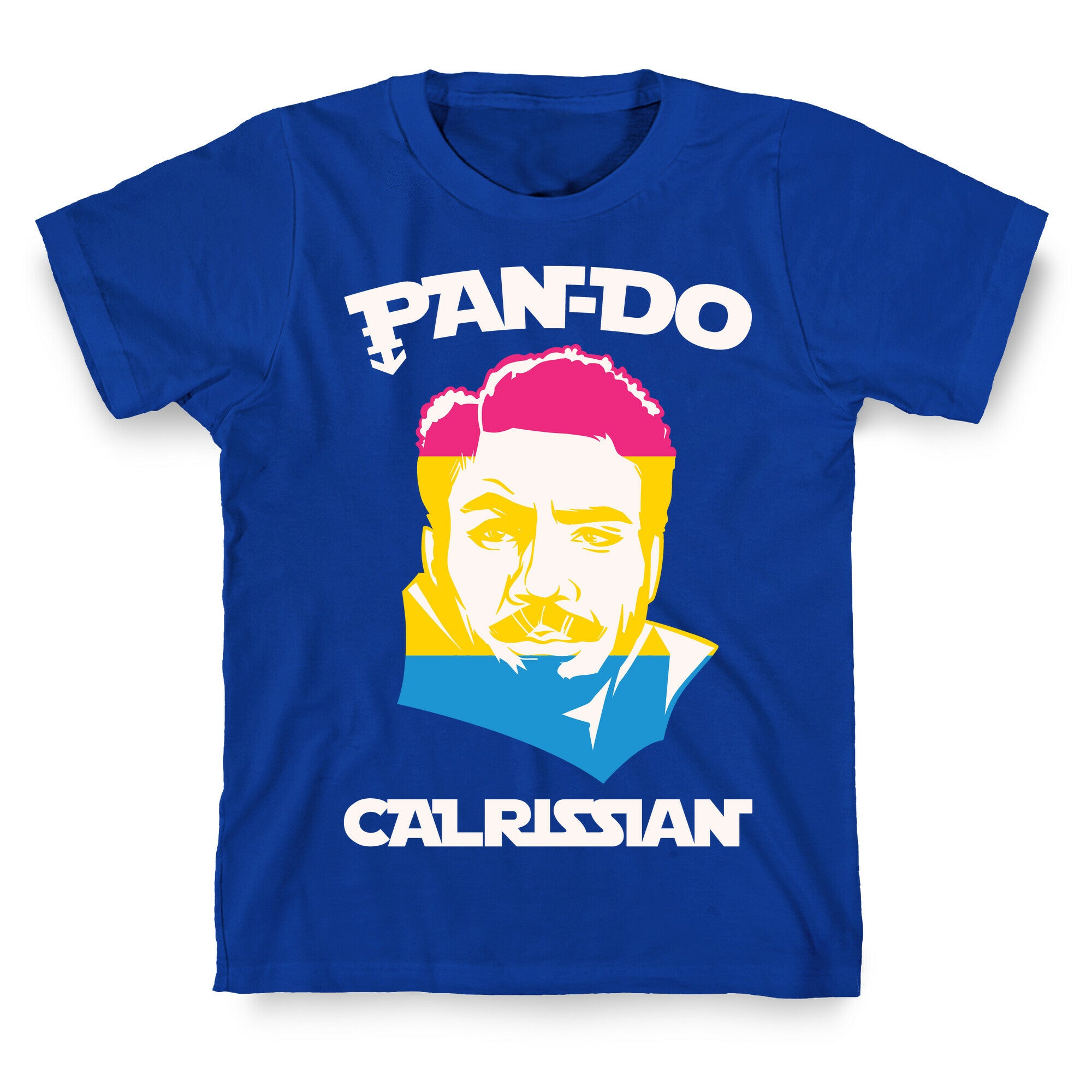 Pan-do Calrissian Parody White Print T-Shirt