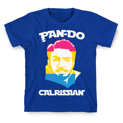 Pan-do Calrissian Parody White Print T-Shirt