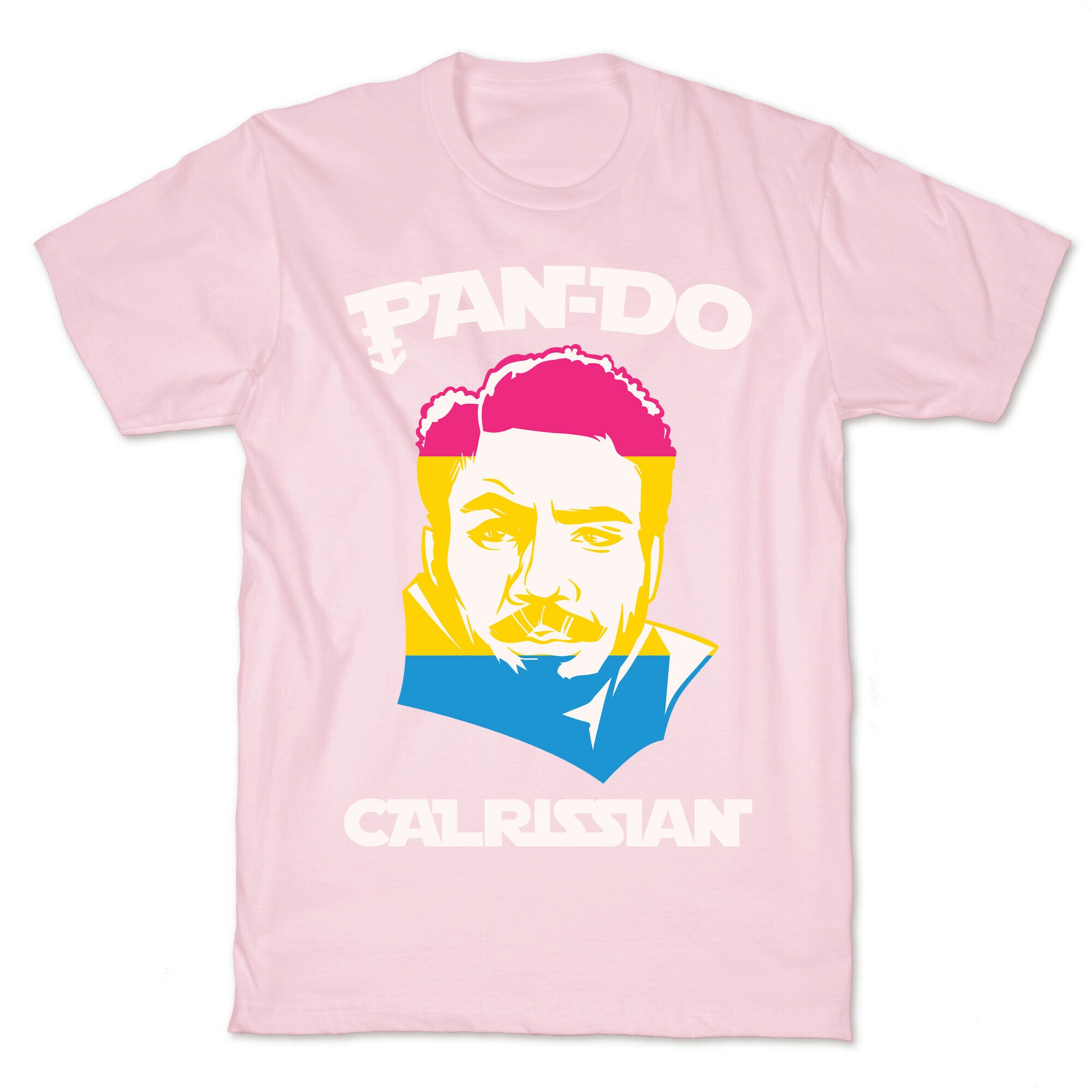 Pan-do Calrissian Parody White Print T-Shirt