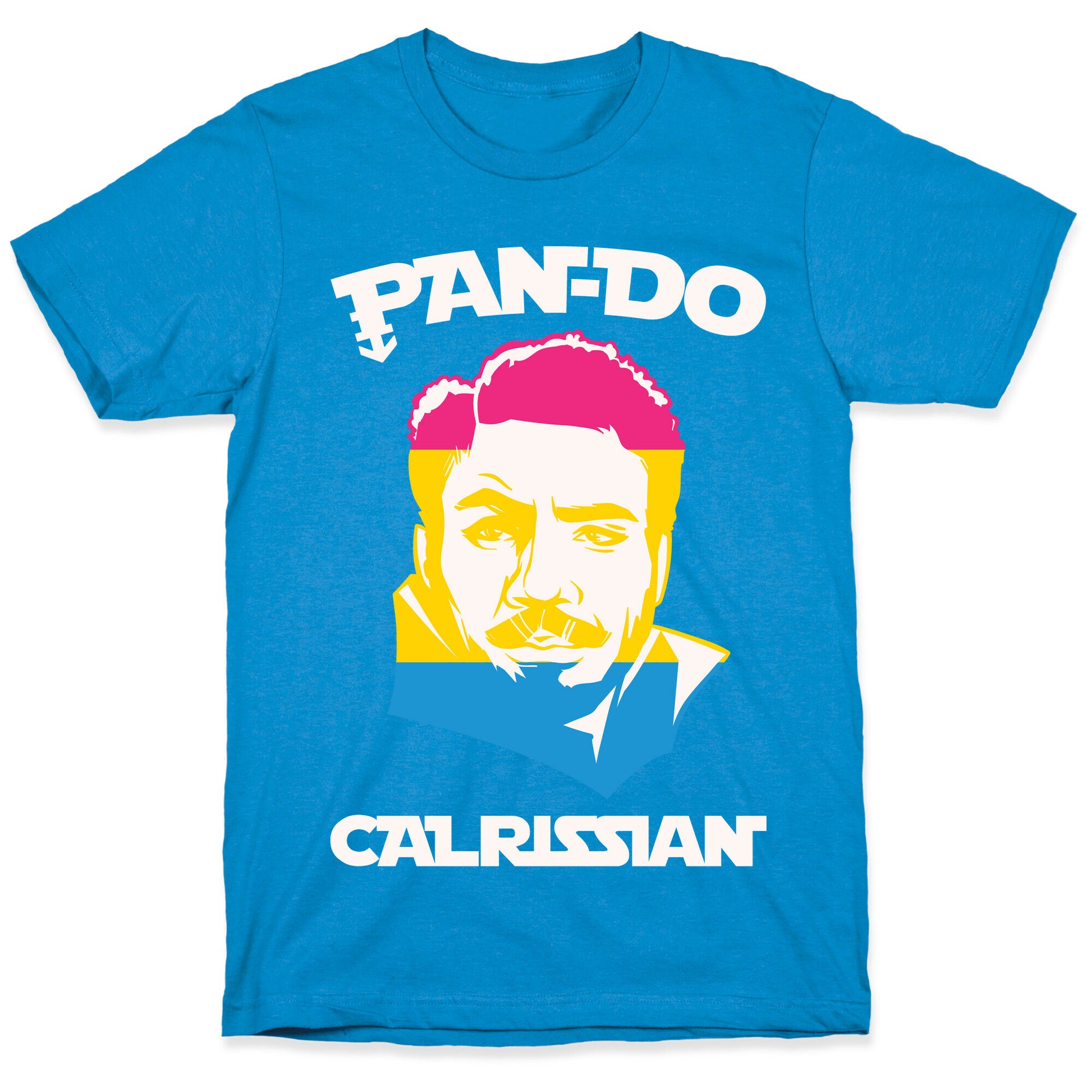 Pan-do Calrissian Parody White Print T-Shirt