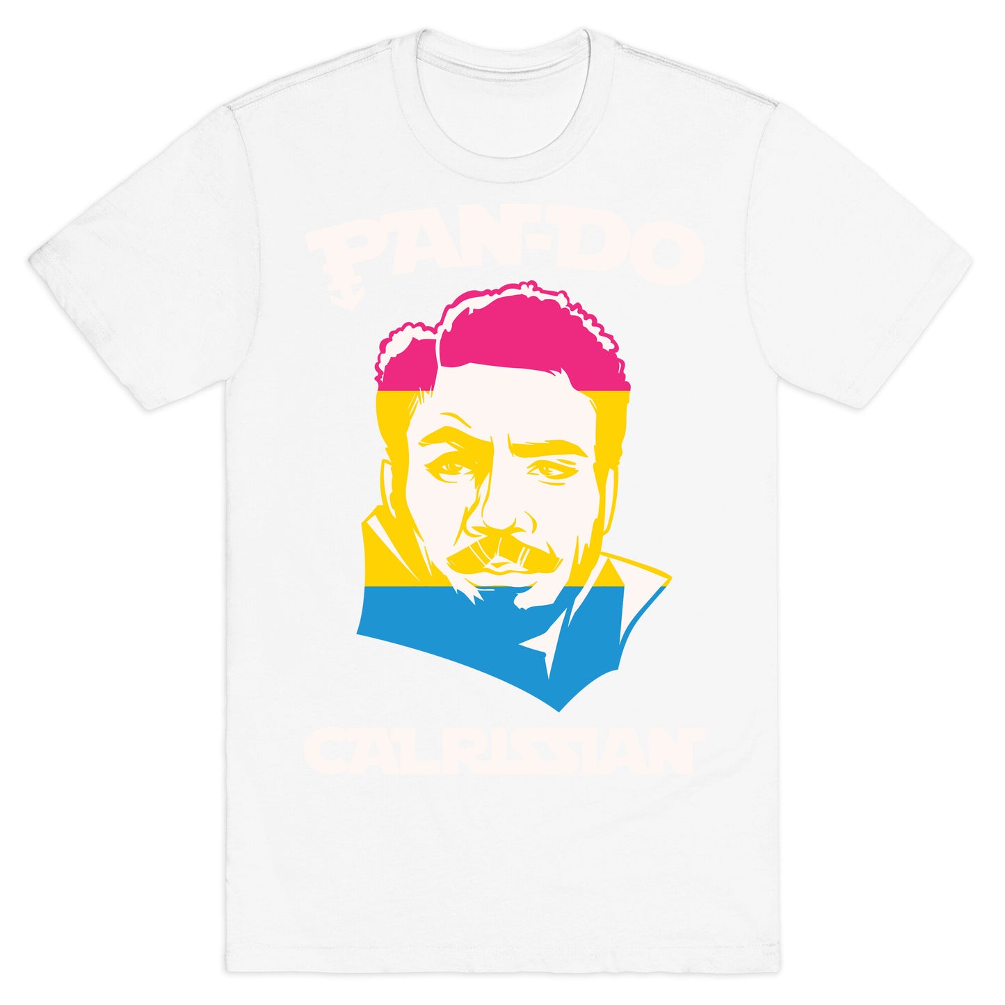 Pan-do Calrissian Parody White Print T-Shirt