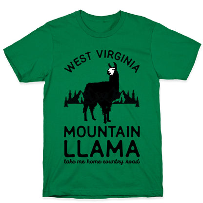 Mountain Llama Take Me Home T-Shirt