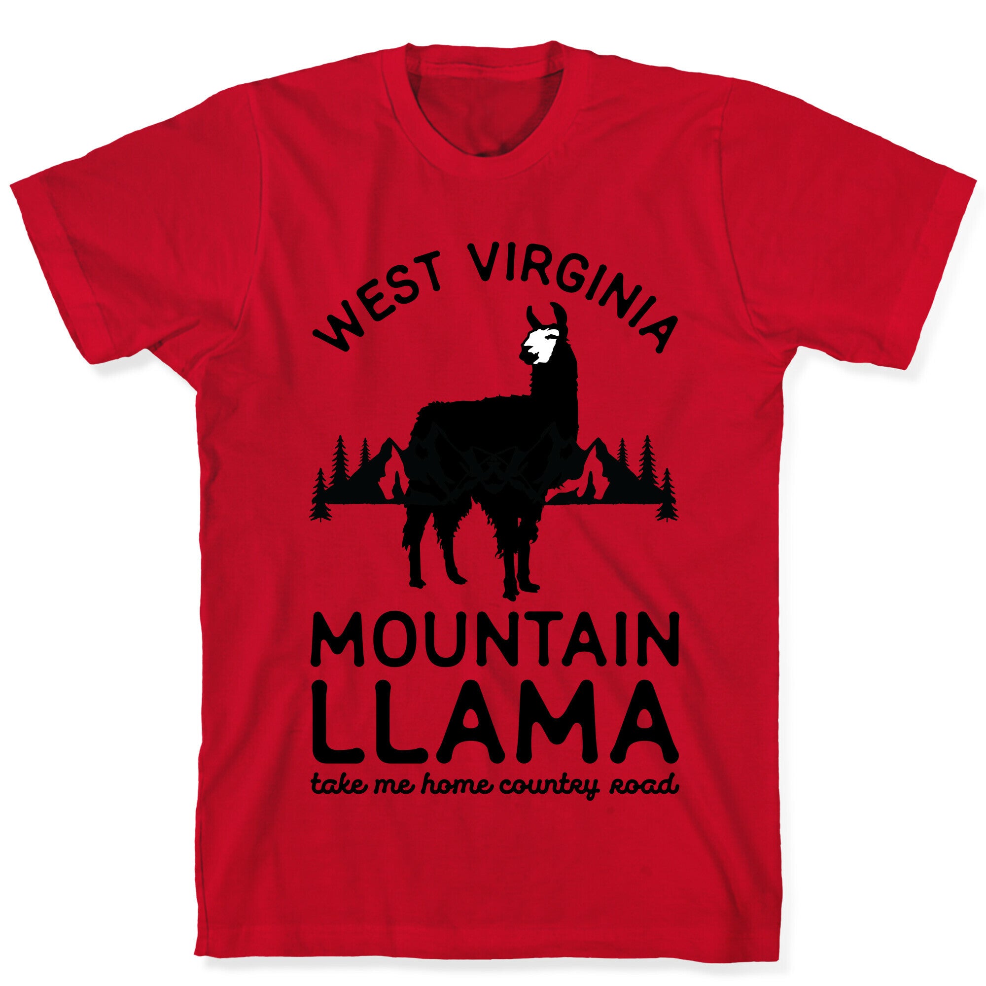 Mountain Llama Take Me Home T-Shirt