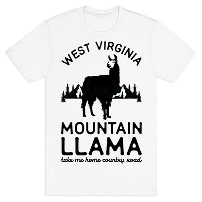 Mountain Llama Take Me Home T-Shirt