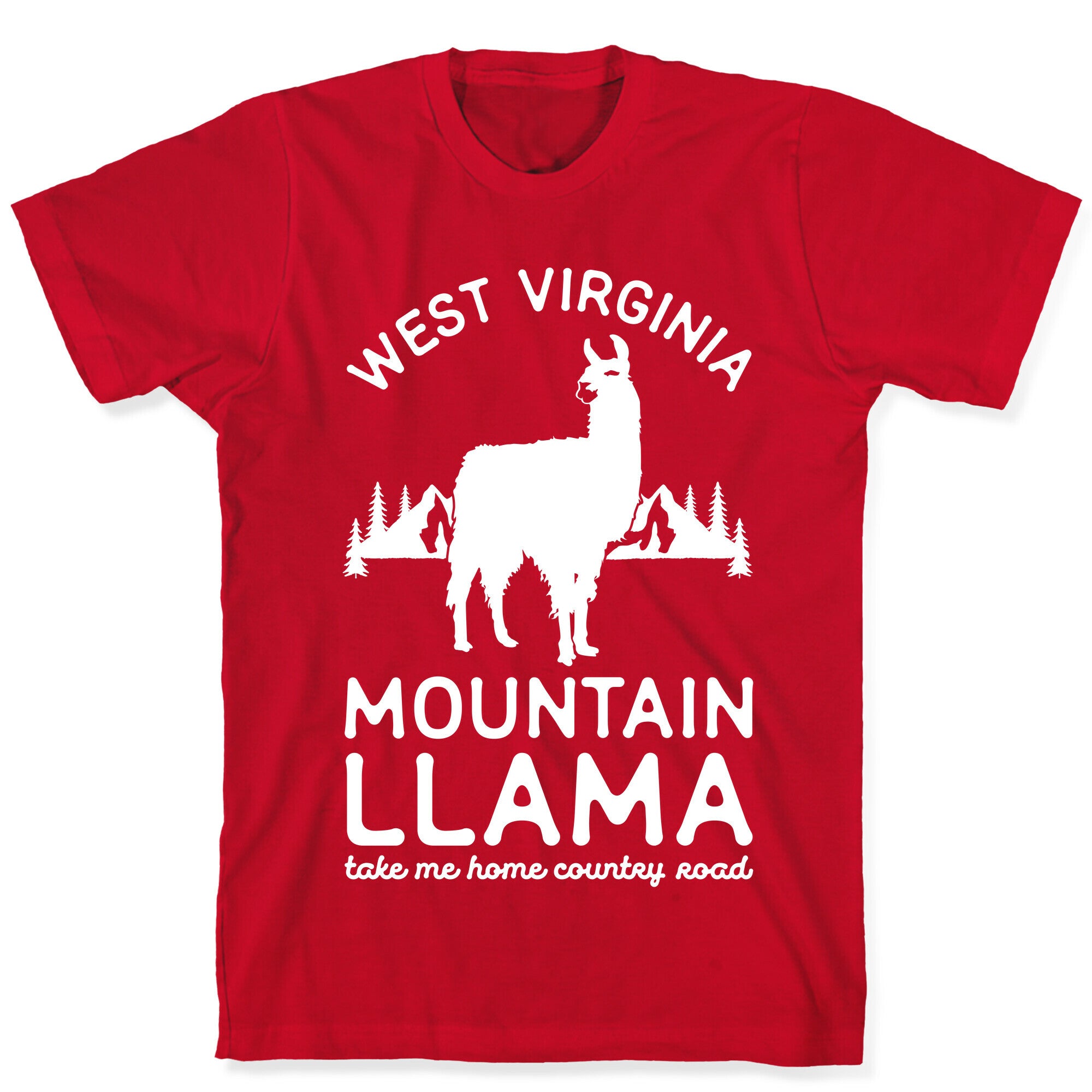 Mountain Llama Take Me Home T-Shirt
