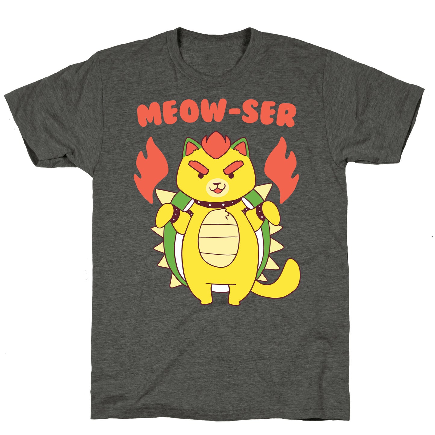 Meow-ser Bowser Unisex Triblend Tee