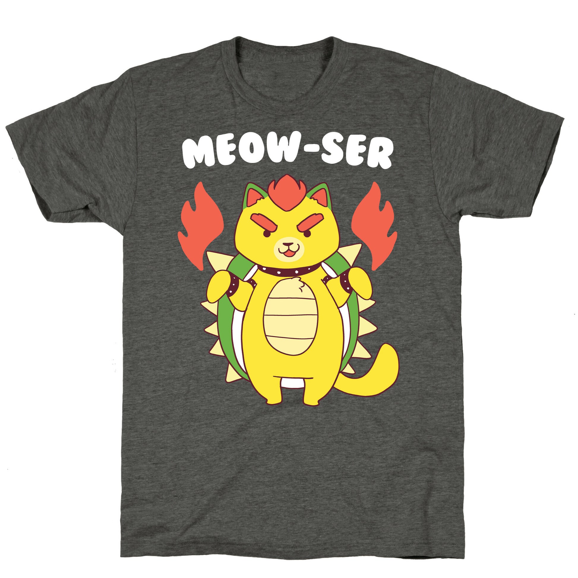 Meow-ser Bowser Unisex Triblend Tee