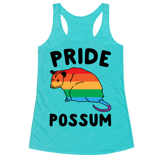 Pride Possum  Racerback Tank