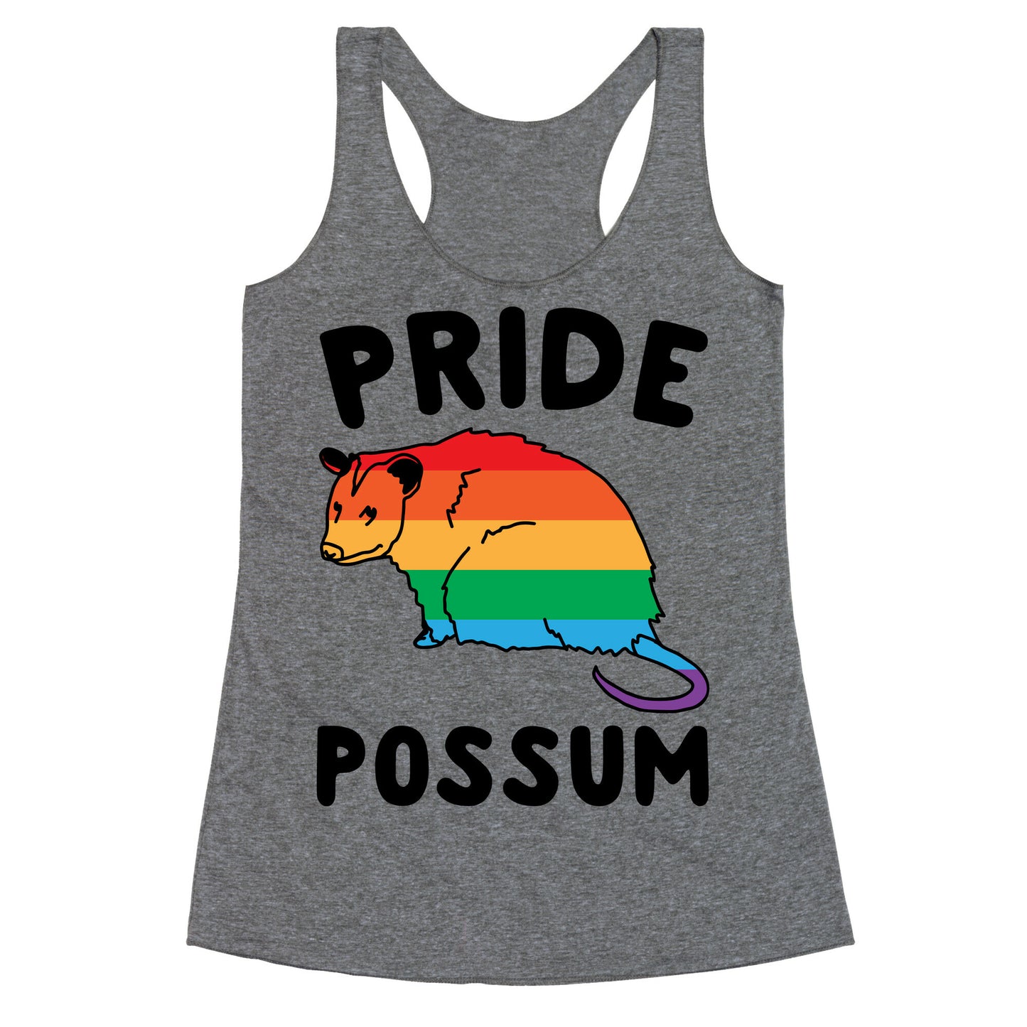 Pride Possum  Racerback Tank