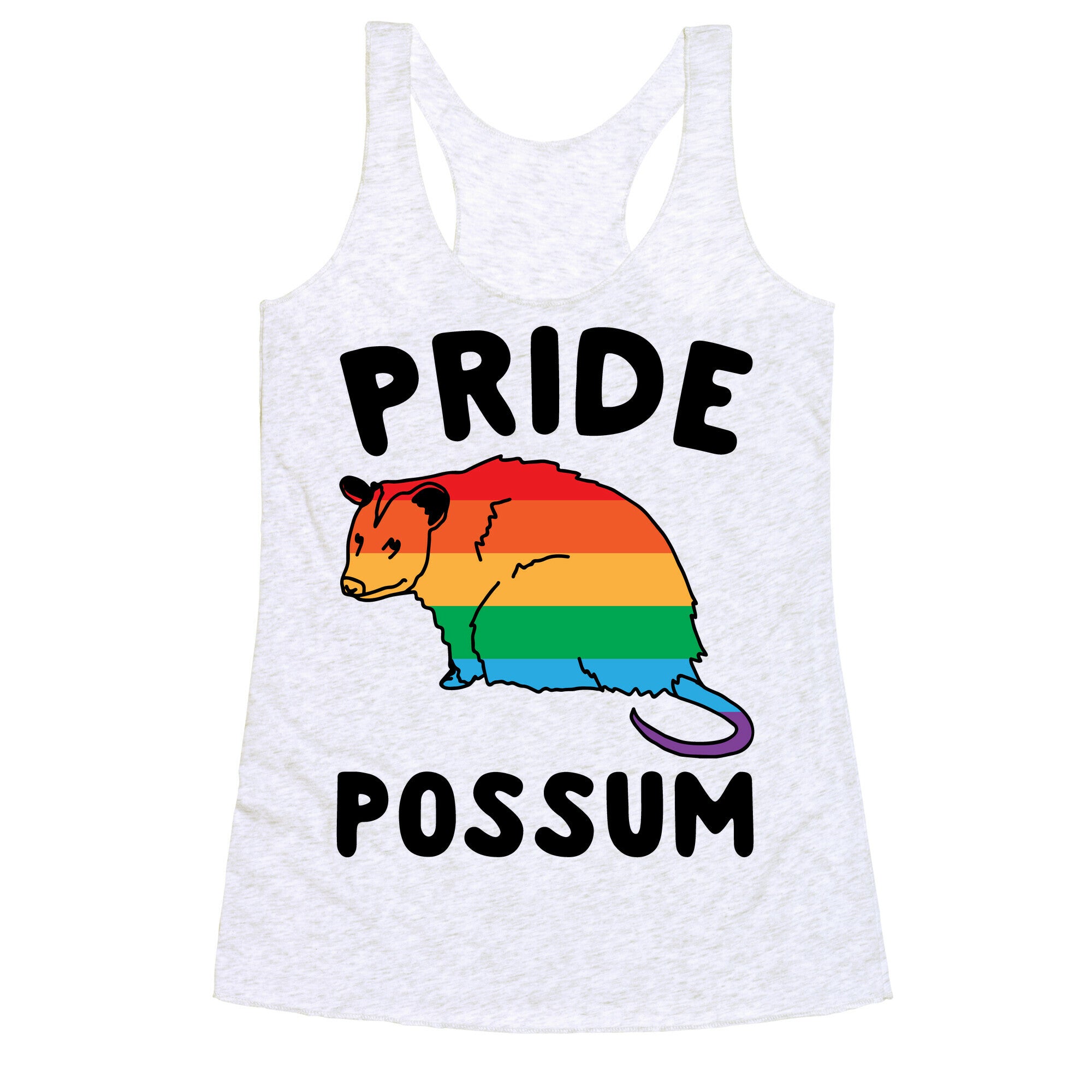 Pride Possum  Racerback Tank