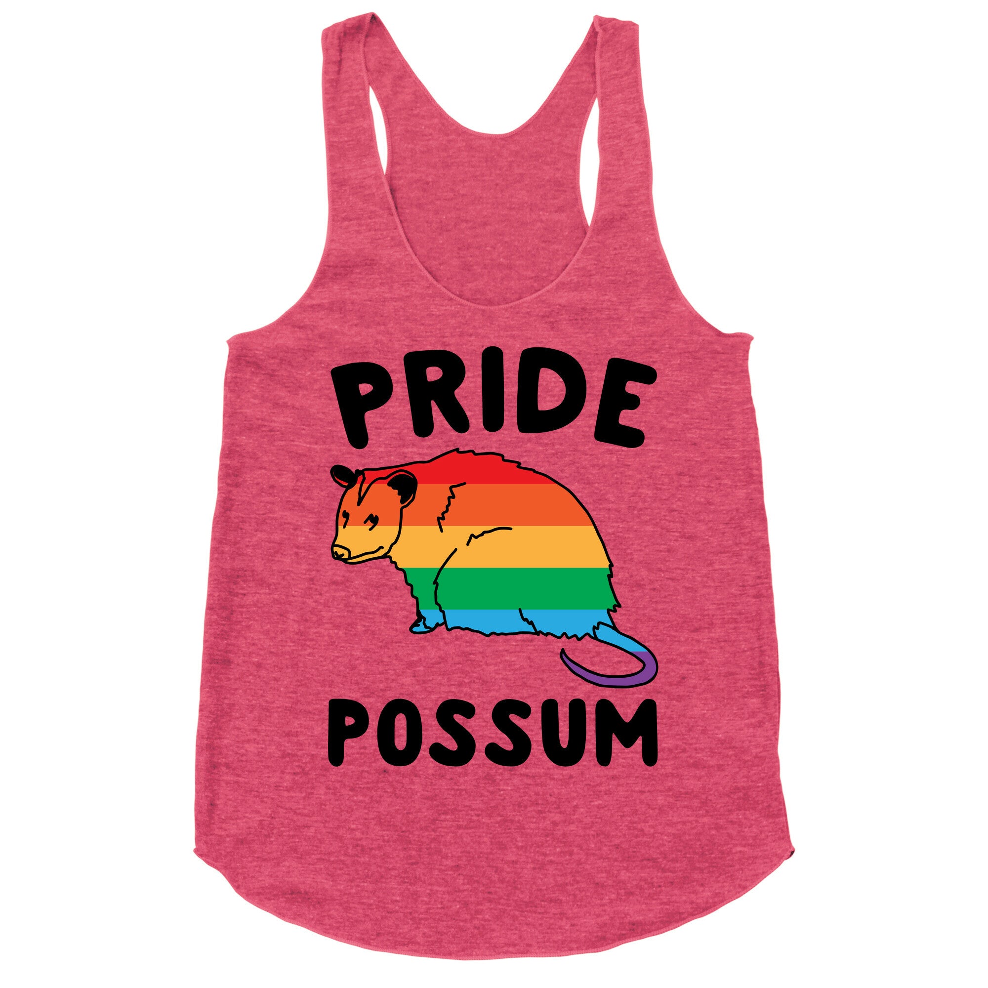 Pride Possum  Racerback Tank