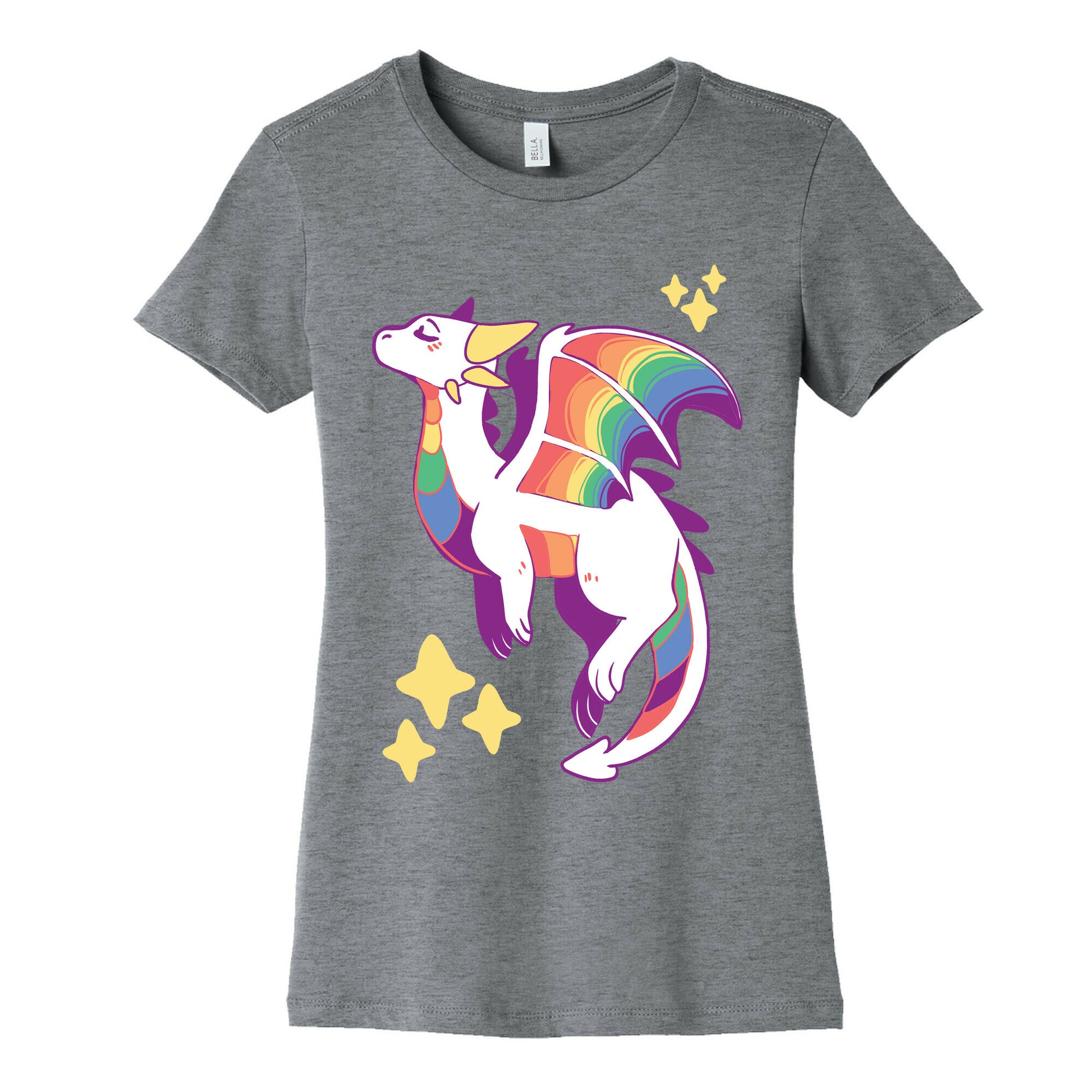 Gay Pride Dragon  Women's Cotton Tee